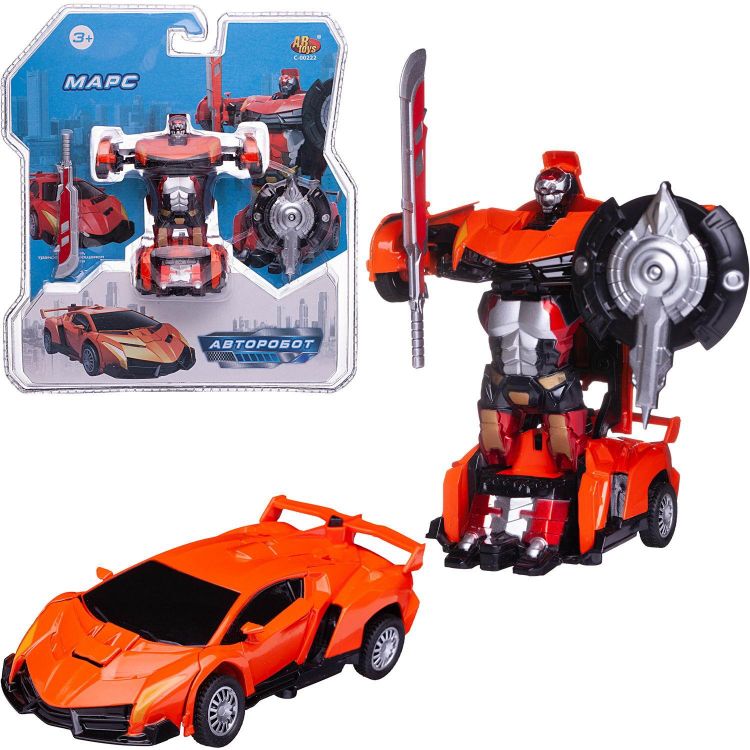 ABtoys (АБтойс) C-00222/оранжевый Робот-машина Abtoys Авторобот Марс оранжевый