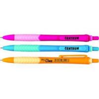 Centrum 88048 Ручка шариковая Line, с эргономичной резинкой для пальцев, 0,7 мм, цвет чернил синий