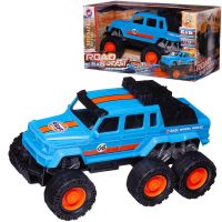Junfa WC-11568 Машинка Junfa Джип-внедорожник 6х6 Дорожный зверь 1:14, синяя