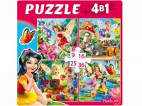 Рыжий кот П-6769 Пазлы 4 в 1. МАЛЕНЬКИЕ ФЕИ (9,16, 25, 36 эл.)