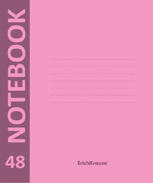 ErichKrause 46938 Тетрадь общая в клетку, ® Neon, розовая, 48 листов