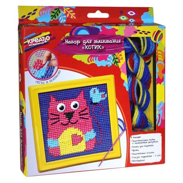 Набор для вышивания "Котик" (Креатто)