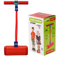 Moby Kids 68559 MobyJumper Тренажер для прыжков со счетчиком, светом и звуком, красный
