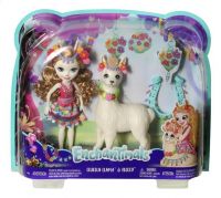 Mattel FRH42 Энчантималс Кукла Луэлла Лама и ее большой друг Флиси