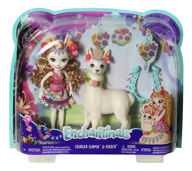 Mattel FRH42 Энчантималс Кукла Луэлла Лама и ее большой друг Флиси