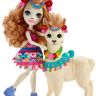 Mattel FRH42 Энчантималс Кукла Луэлла Лама и ее большой друг Флиси