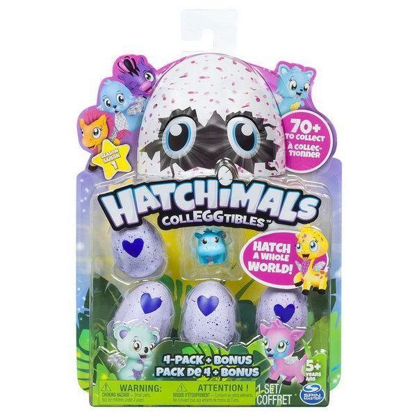 Spin Master 19104 Фигурка Hatchimals коллекционная, 4 штуки + бонус