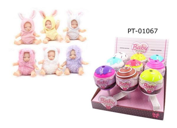 ABtoys (АБтойс) PT-01067/1 Пупс-куколка (сюрприз) в конфетке, серия Baby boutique, с аксессуарами, 9 шт. в дисплее, 6 видов в ассортименте, (2 серия), ЦЕНА ЗА ШТУКУ! ABtoys (АБтойс) PT-01067/1 Пупс-куколка (сюрприз) в конфетке, серия Baby boutique, с аксессуарами, 9 шт. в дисплее, 6 видов в ассортименте, (2 серия), ЦЕНА ЗА ШТУКУ!