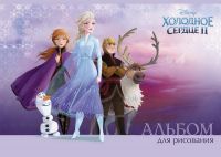 Hatber 061647 Альбом для рисования Hatber DISNEY Холодное сердце 30 листов, А4