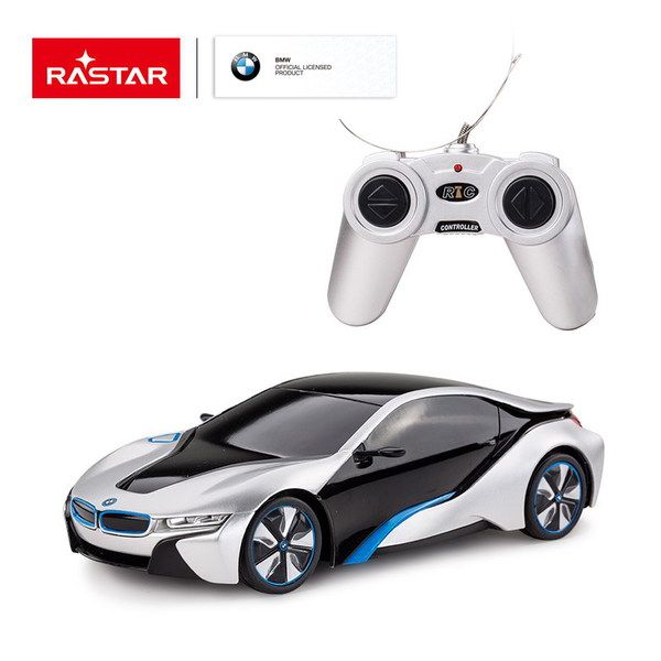 RASTAR 48400S Машина р/у 1:24 BMW I8 Цвет Серебряный
