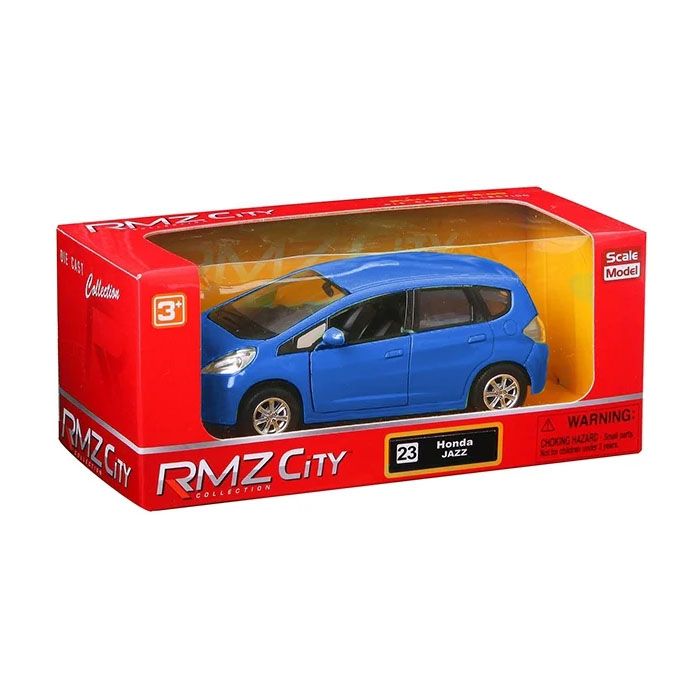 RMZ City 554012-BLU Машина металлическая Honda Jazz, инерционная, 1:32, синяя