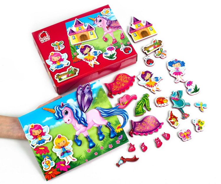 Roter K fer RK2060-04 Развивающая игра Roter K fer Игра магнитная Феи и единорог с магнитным полем Roter K fer RK2060-04 Развивающая игра Roter K fer Игра магнитная Феи и единорог с магнитным полем