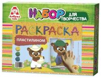 Азбука тойс АПЛ-0001 Аппликация пластилином Мишка