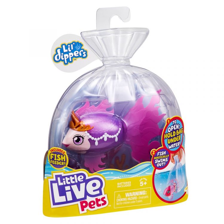 Moose 26160 LLP Волшебная рыбка «Lil' Dippers», фиолетовая