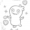 Издательство АСТ 117134-6 Раскраска UglyDolls Куклы с характером (желтая)