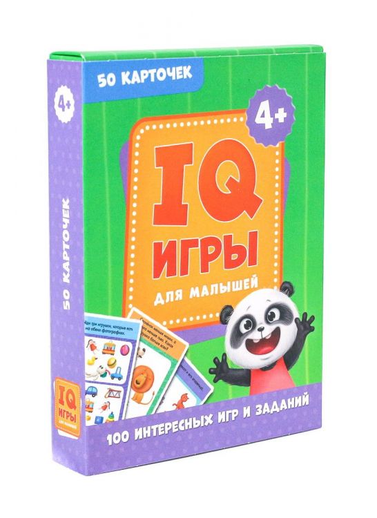 Проф-Пресс 23172-1 Настольная игра Проф-Пресс IQ игры для малышей 100 игр