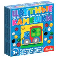Дрофа-Медиа 4189 Настольная игра Дрофа-Медиа Цветные камешки для мальчиков, карточная