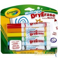 Crayola 98-5807 Смываемые фломастеры Dry Erase 6 штук