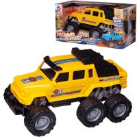Junfa WC-11569 Машинка Junfa Джип-внедорожник 6х6 Дорожный зверь 1:14, желтая
