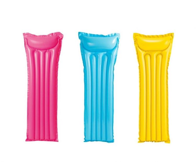 INTEX int59703NP Матрас надувной INTEX "Economats" (Матовый), 3 цвета в ассортименте, 183x69 см