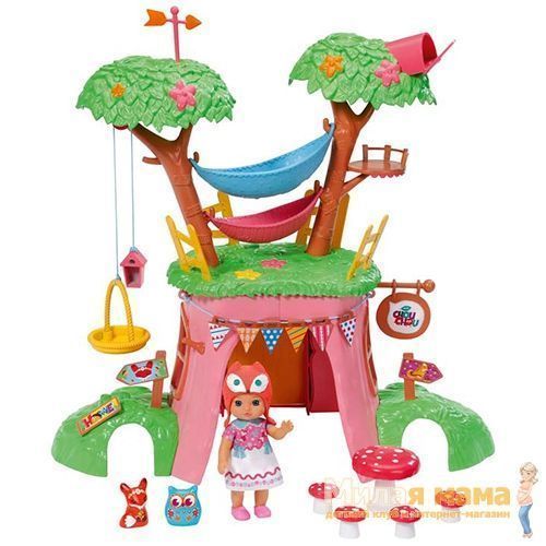 Zapf Creation Chou Chou 920-282 Шу-Шу Мини-лисичка Дерево-домик с куклой