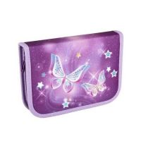Tiger TGNQ18-B05 Пенал с наполнением Nature  Starry Butterflies, 23 предмета