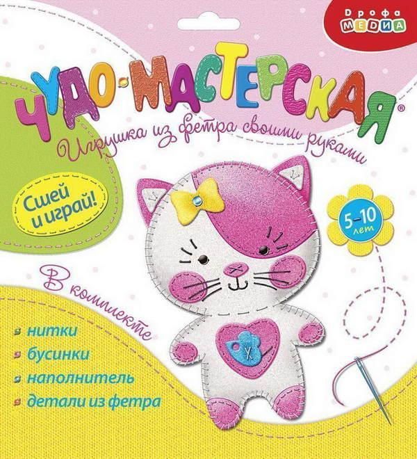 Дрофа-Медиа 3369 Игрушка из фетра своими руками Котёнок