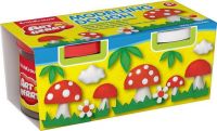 Пластилин на растительной основе Artberry Modelling Dough, 2 бан/100г крас+бел, карт.рукав