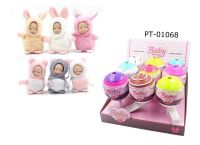 ABtoys PT-01068 Пупс Baby boutique в индивидуальной капсуле, с аксессуарами