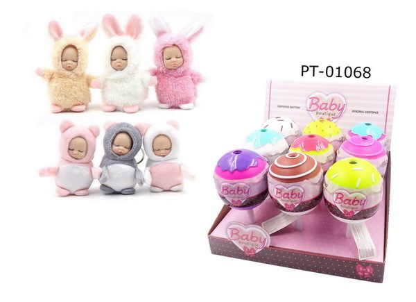 ABtoys PT-01068 Пупс Baby boutique в индивидуальной капсуле, с аксессуарами