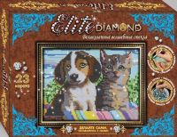 Лапландия 45702 Набор для творчества Серия Стразы "Elite Diamond" Котенок и щенок
