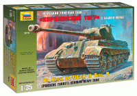 Звезда 3616 Сборная модель Танк «Королевский тигр» с башней «Порше», 1:35
