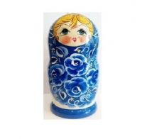 М07220404 Матрешка 7 в 1 22см (Гжель, Эскиз 04)