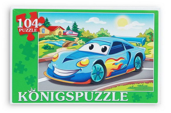 Konigspuzzle ПК104-5820 Пазлы Спортивная тачка, 104 элемента