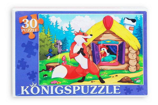 Konigspuzzle ПК30-5765 Пазл Петушок-золотой гребешок, 30 элементов