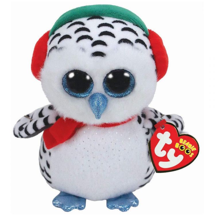 TY 36221 Beanie Boo's Мягкая игрушка Совенок Nester, 15 см