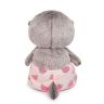 BUDI BASA BB-034 Мягкая игрушка Кот Басик BABY в трусах в арбузик и с зеленым бантиком, 20 см