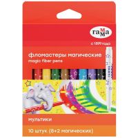 Гамма 8042001 Фломастеры Гамма Мультики 16 цветов магические