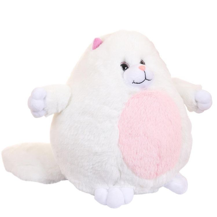 ABtoys (АБтойс) M4949 Мягкая игрушка Abtoys Кошка белая с розовым 20 см