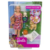 Mattel FXH08 Barbie® Кукла Барби и щенки