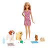 Mattel FXH08 Barbie® Кукла Барби и щенки