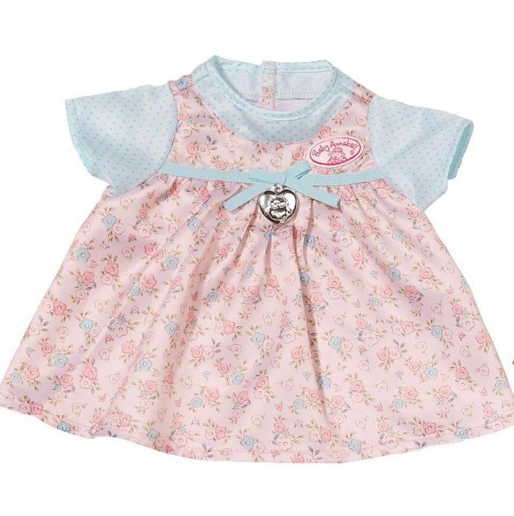 Zapf Creation Baby Annabell 794-531 Бэби Аннабель Платье розовое с голубым
