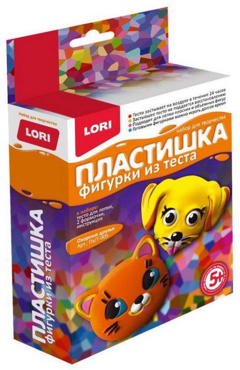 LORI Пз-Т-005 Пластишка Фигурки из теста "Озорные друзья"