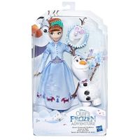 Hasbro C3384 Disney Princess Кукла Холодное сердце Рождество с Олафом, Анна