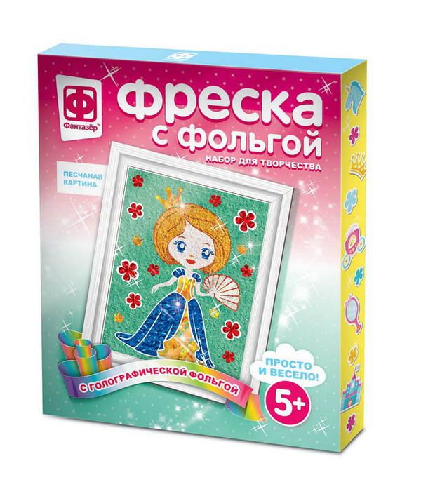 ФАНТАЗЁР 407304ФН Фреска с фольгой Первая роль