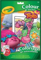 Crayola 04-6921 Раскраска с наклейками Тролли
