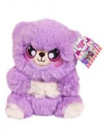 BEVERLY HILLS TEDDY BEAR SQ00957-1w Мягкая игрушка-сквиши Squeezamals серии 3Deez De-lux. Мишка фиолетовый 20см