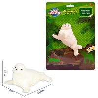 ABtoys (АБтойс) PT-01146пц Животные-тянучки Abtoys серии "Юный натуралист" Тюлень, термопластичная резина