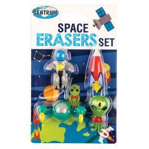 Centrum 80763 Набор ластиков SPACE из синтет.каучука, 4шт в блистере