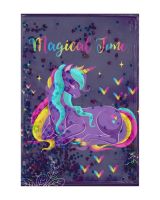 CENTRUM 70222 Блокнот CENTRUM Magical Time формат 56 листов в клетку на скрепке, А6, 11х15 см
